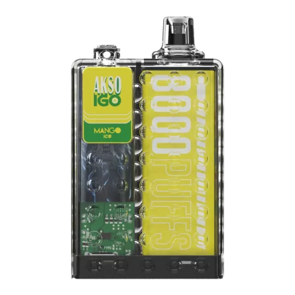 AKSO IGO 8000 Puffs Disposable - Mango Peach